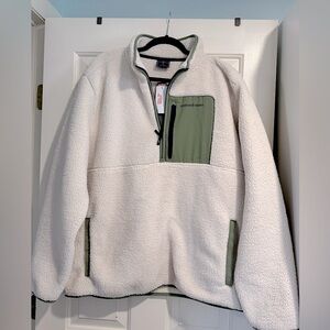Men’s Vineyard Vines Outerwear Sherpa Sweatshirt XL - NEW